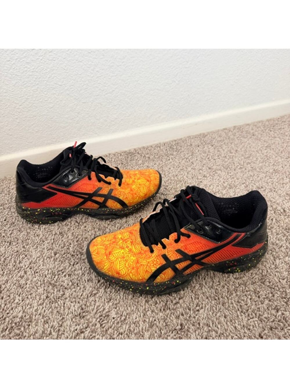 ASICS Gel - Solution Speed 3 Sneakers Rouge-Onyx Sunset Running Women's 8.5 M